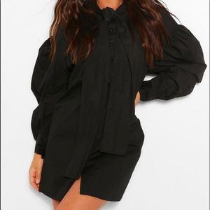 Women’s black oversized dress